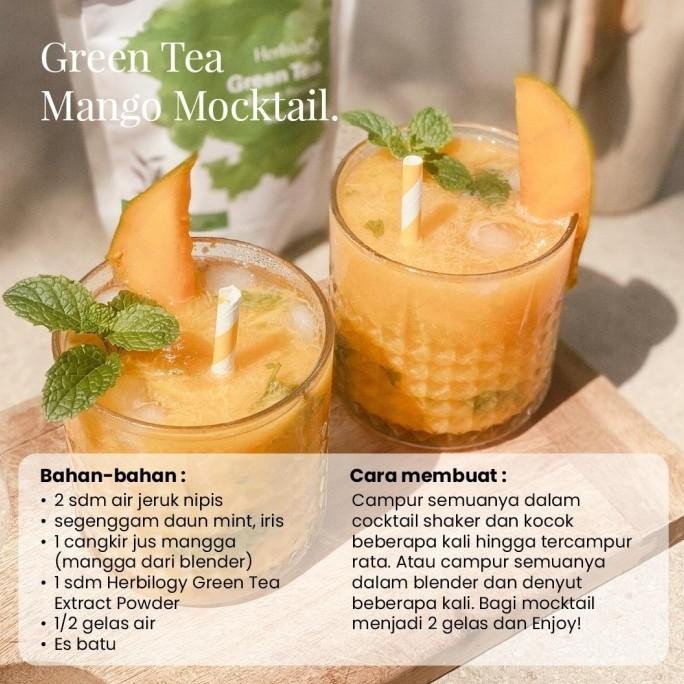 

Herbilogy Green Tea Extract Powder 100G Original Dan Terpercaya