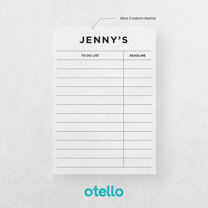 

DISKON Acrylic Planner To Do List Custom Jadwal Akrilik Schedule Deadlines