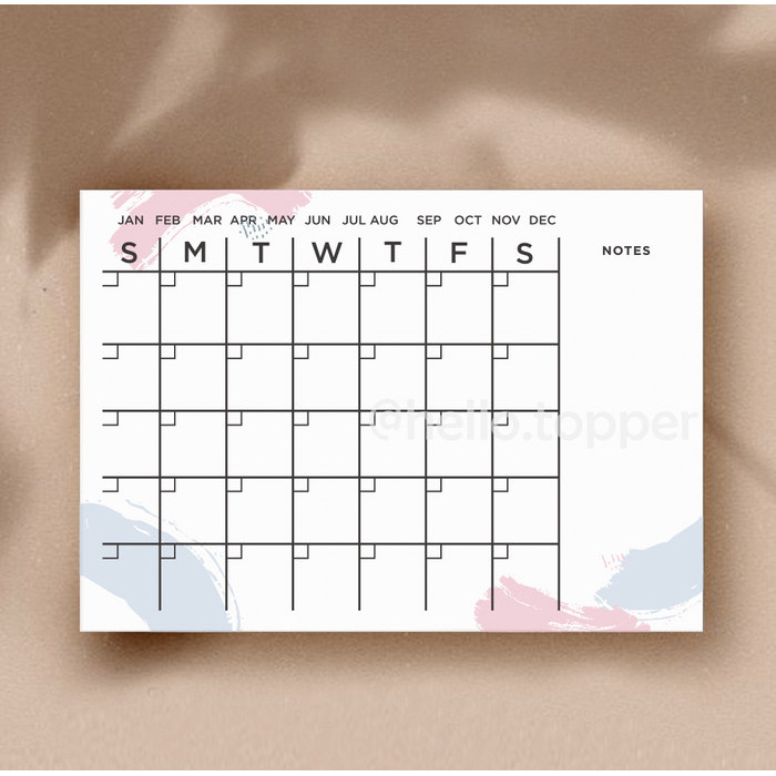 

MURAH Daily Planner Akrilik Pattern Wall Planner Dinding Schedule Board