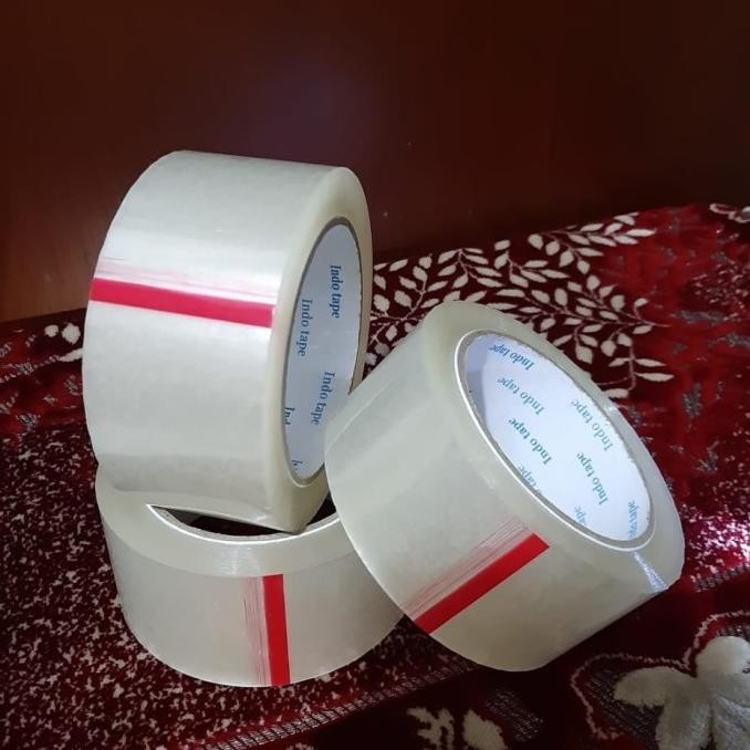 

LAKBAN 100YARD 45MM =1DUS =KUALITAS DAIMARU BRAND INDOTAPE ASLI