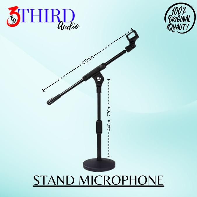 Grosir Stand Microphone Stand Mic Meja Pendek