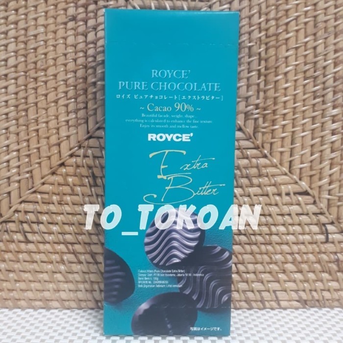 

ROYCE PURE CHOCOLATE EXTRA BITTER COKELAT HITAM 100 GR