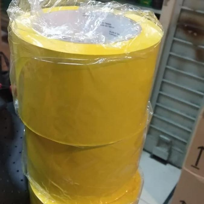 

FLOOR MARKING TAPE / LAKBAN LANTAI KUNING 3" X 33 METER ASLI