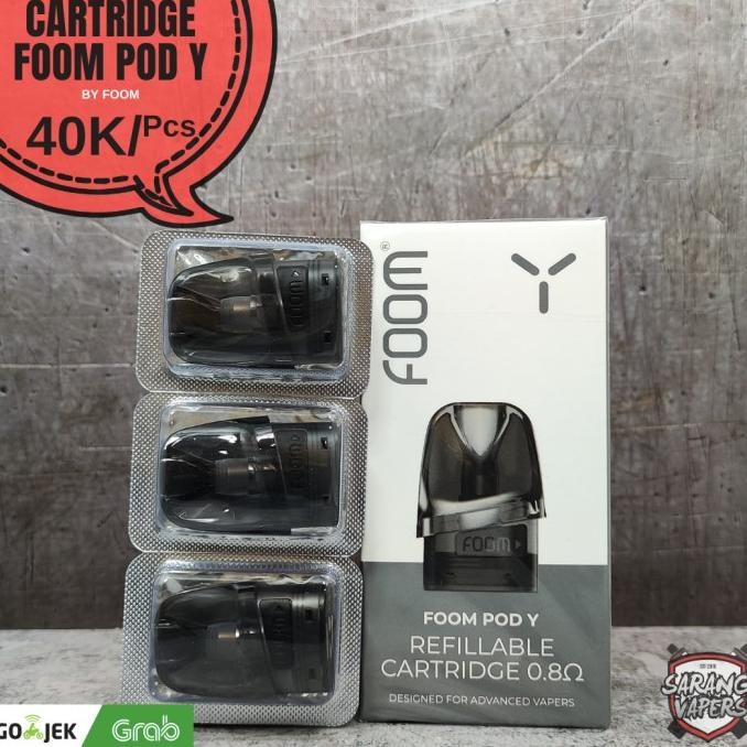 READY CARTRIDGE FOOM POD Y HARGA PER 1 PCS