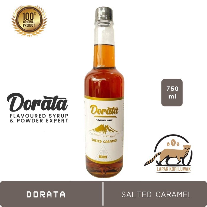 

Salted Caramel Syrup merk Dorata 750 ml