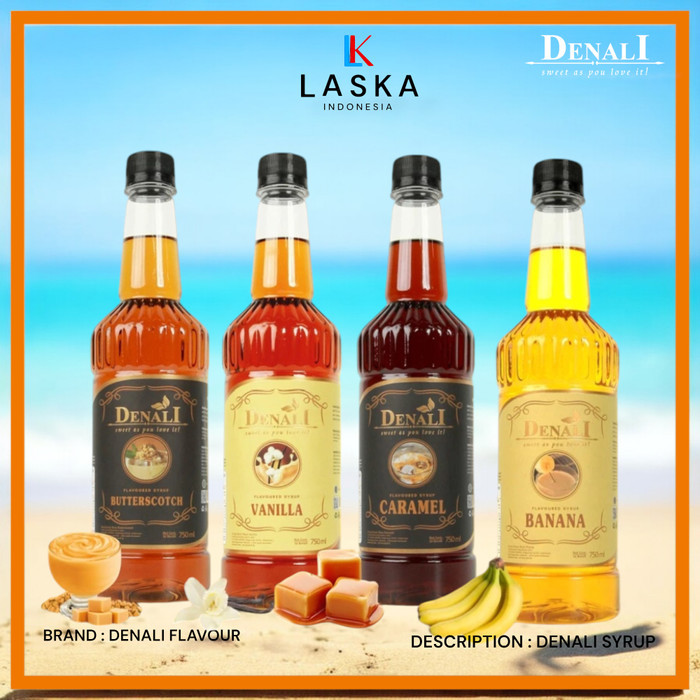 

Denali syrup all varian 750 ml -syrup merk denali - sirup premium