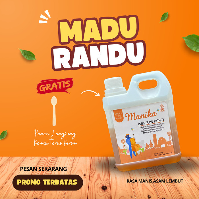 

Madu murni asli original randu tanpa campuran 1 kg Madu Manika
