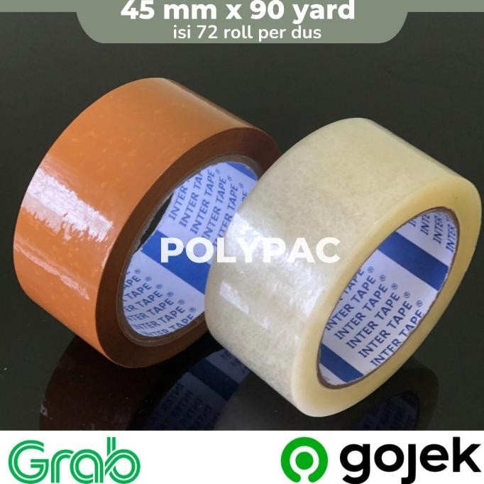 

[GOJEK GRAB] 1 DUS LAKBAN 45 MM X 90 YARD / 2 INCH X 90 YARD [MSL] ASLI