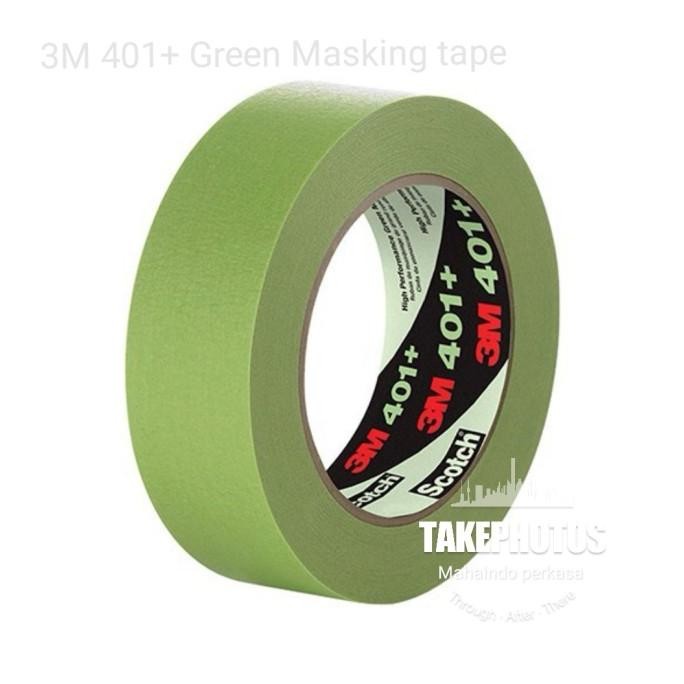 

3M 401+ PERFORMANCE MASKING GREEN / HIJAU - 3M 233+ LAKBAN KERTAS ASLI