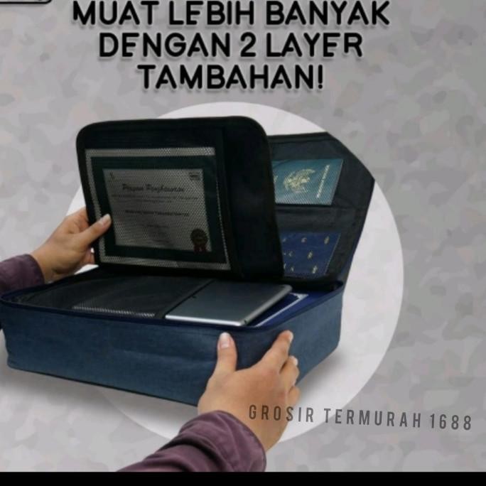 

Tas Dokumen Tempat Penyimpanan File Dengan Digit Security Lock