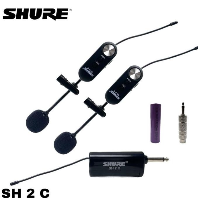 Sale Mic Wireless C2 Clip On Wireless Jepit 2 Mic C2