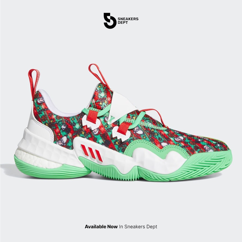 ADIDAS Sepatu Basket TRAE YOUNG 1 "CHRISTMAS" GY0305 ORIGINAL