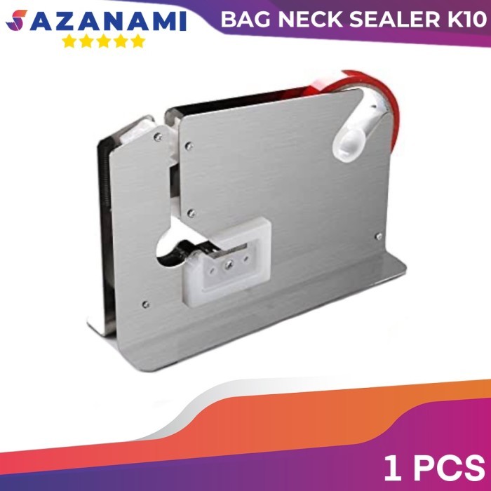 

Promo..!! Bag Neck Sealer Alat Ikat Plastik Buah Dispenser Isolasi Buah Stainles