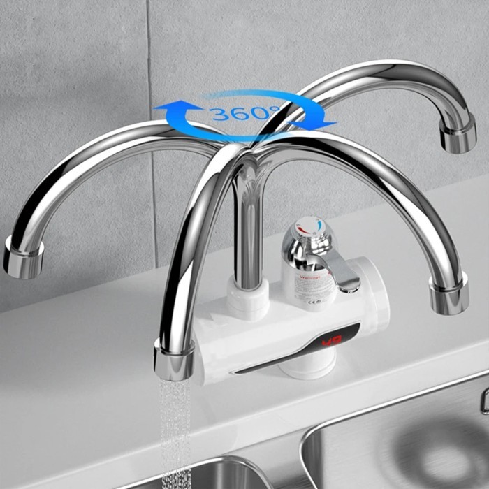 Kran Wastafel Kran Shower Pemanas Air Elektriik Pemanas Air Instant