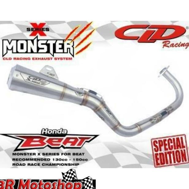 CLD RACING KNALPOT HONDA BEAT MONSTER X 130CC 150CC ORIGINAL