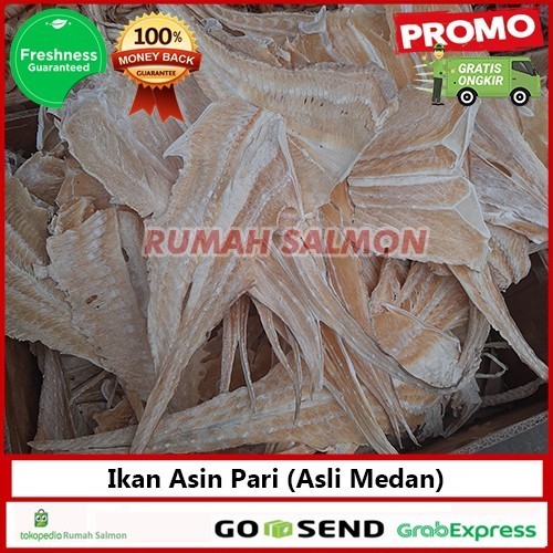 

IKAN ASIN PARI MEDAN 500 GR GRADE A SUPER (ASLI MEDAN)
