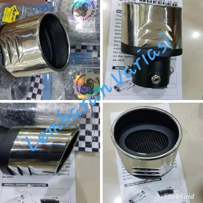 Muffler/Buntut Knalpot Racing Jaring Mobil Calya