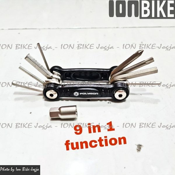 Tool Kit Polygon Minimax 9 In 1 Toolkit Kunci L Tekuk Lipat Sepeda