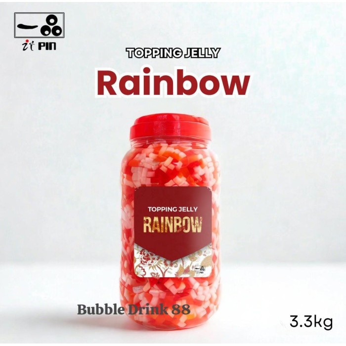 

ITPIN RAINBOW JELLY PREMIUM TOPPING MINUMAN KHUSUS GO SEND /GRAB