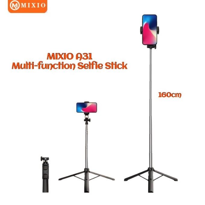 Mixio A31 160Cm Tongsis Bluetooth Selfie Stick Tripod