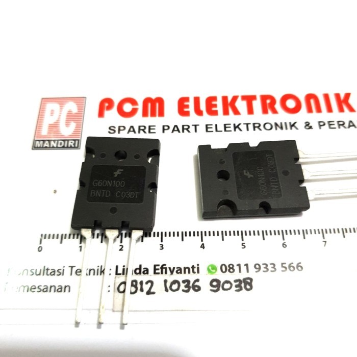 Transistor mosfet G 60 N 100 G60N100 body besar kw 1