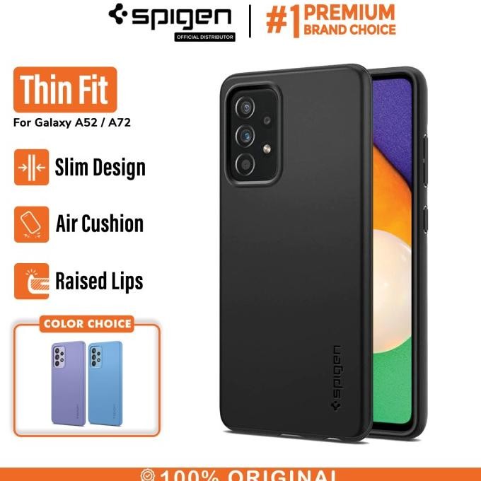 Case Samsung Galaxy A52 / A72 Spigen Thin Fit Slim Hybrid Casing