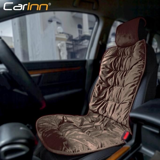 Sandaran Jok Mobil Sofa Kain Bludru Empuk Alas Kursi Mobil