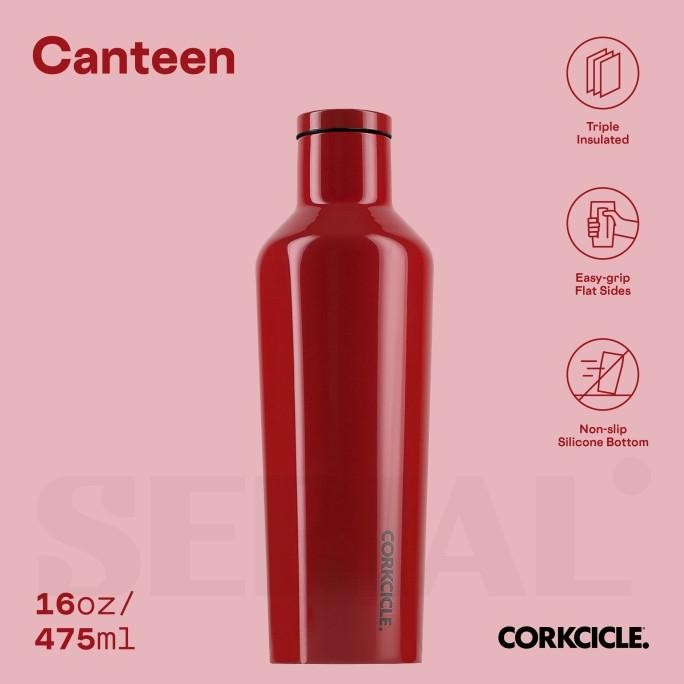 Corkcicle Canteen 16Oz - Cherry Bomb