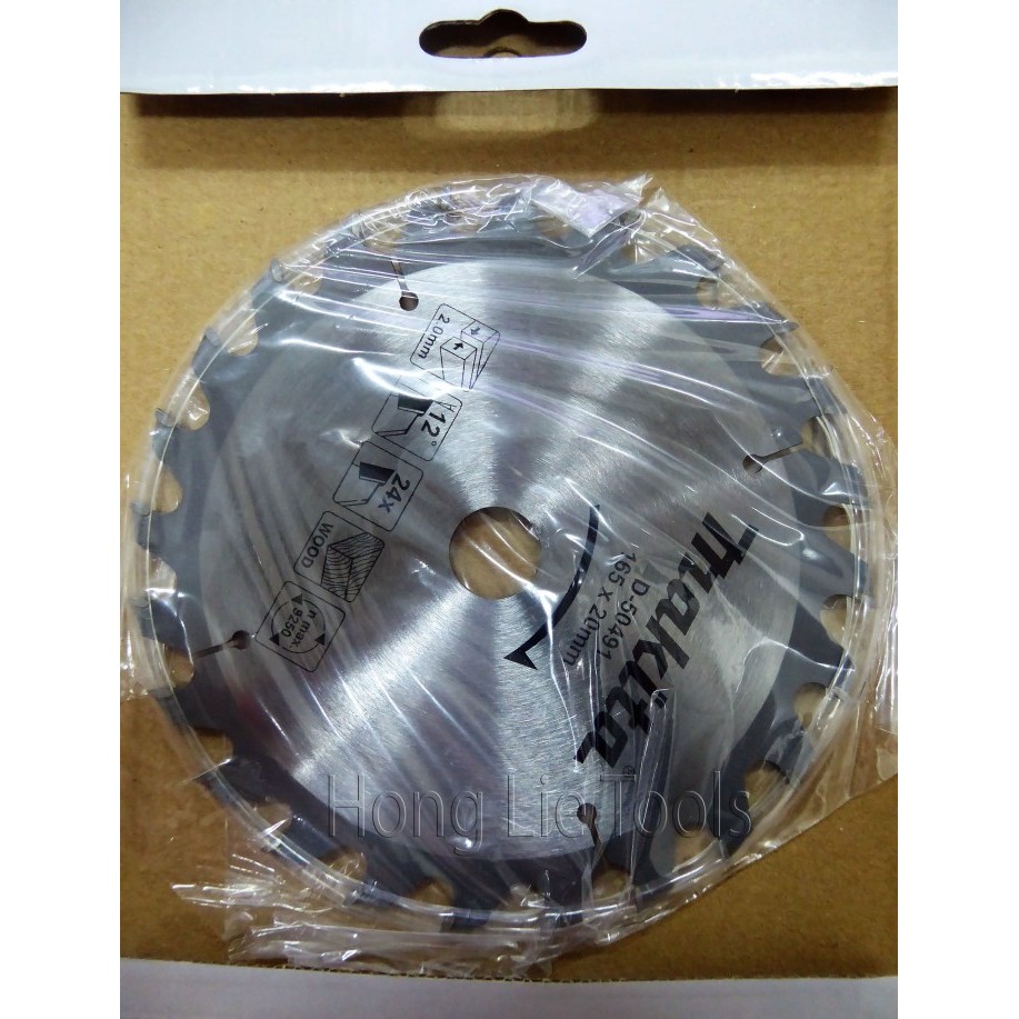 Makita Tct Saw Blade 6" X 24T (Mata Potong Kayu / Gergaji Circle Saw)