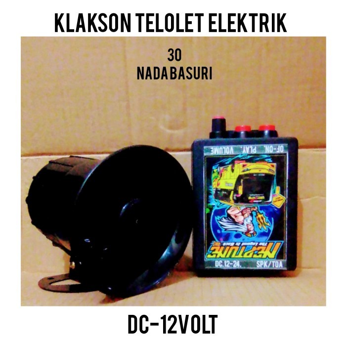 Klakson Telolet Basuri Mobil Motor 12V.80nada