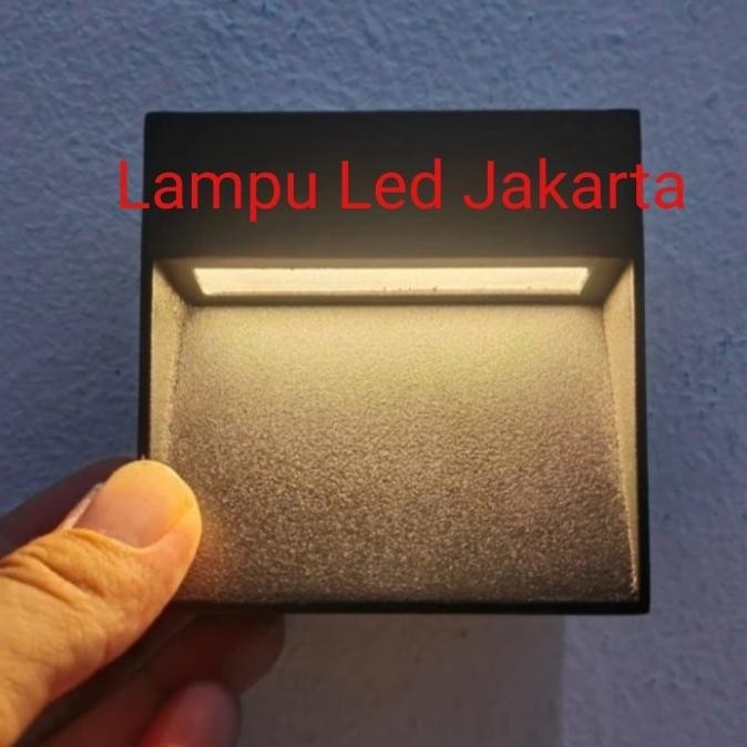 Baru Lampu Dinding Tempel Outdoor 3Watt 3W. Lampu Step Tangga Tempel 3Watt