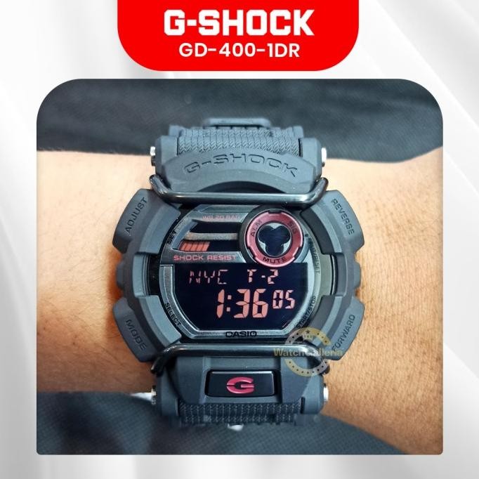 Casio G-Shock Gd-400-1Dr / Gd 400 1Dr / Gd400 Original