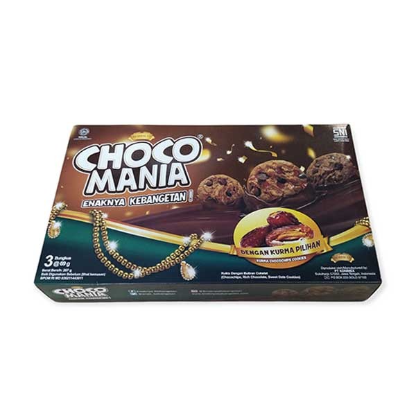 

CHOCO MANIA COKLAT CHIP COOKIES GIFT PACK 207 GR