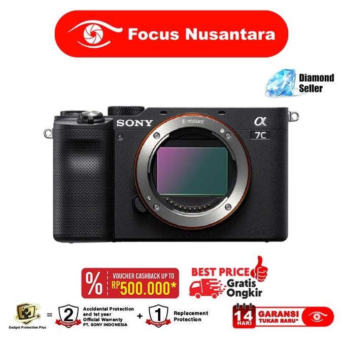 Sony Alpha A7C Sony A7C Sony A 7C Sony A7 C Body Only Garansi Resmi