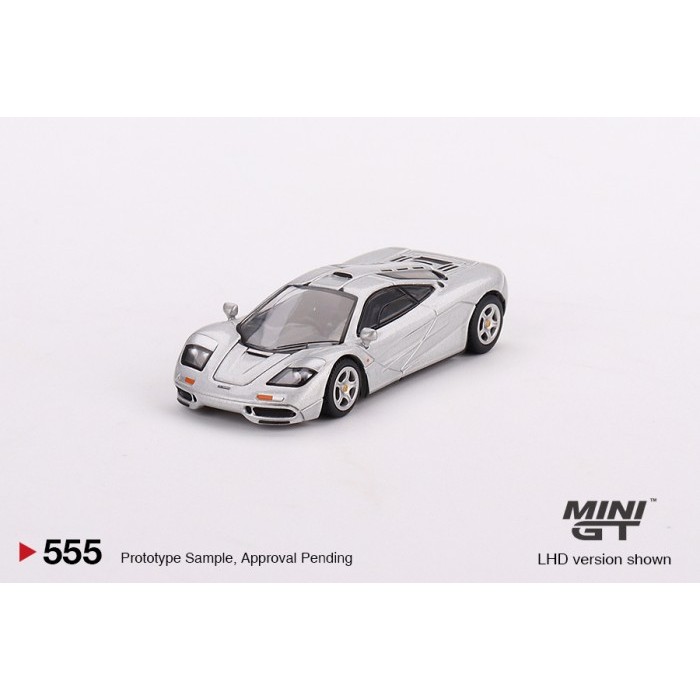 MINIGT 555 McLaren F1 Magnesium Silver MGT Mini GT Diecast