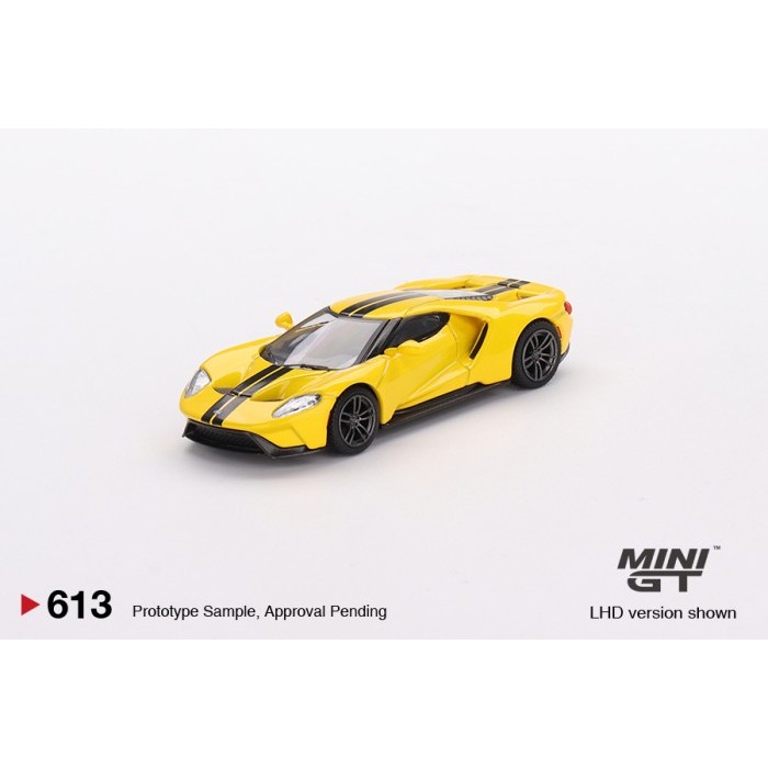 MiniGT 613 Ford GT Triple Yellow Mini GT MGT Diecast