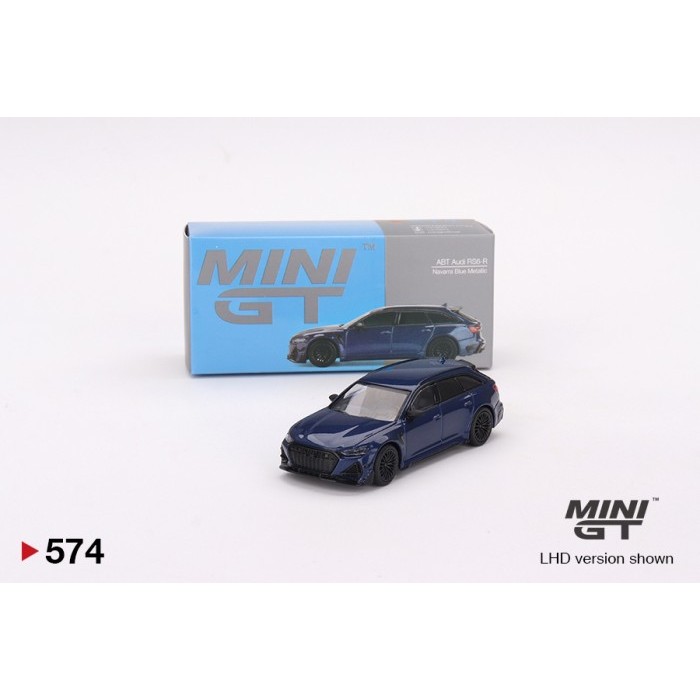 MiniGT 574 ABT Audi RS6 R Navarra Blue Metallic MGT Mini GT Diecast
