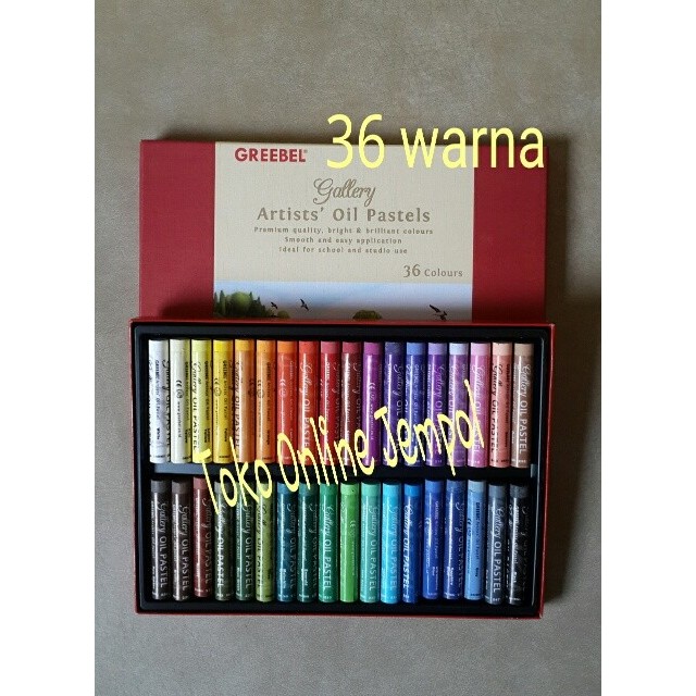 

HOT SALE! ATK0036 36warna Greebel artists oil pastels crayon krayon colors alat