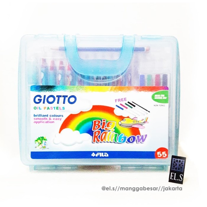

TERLARIS! Giotto Oil Pastel 55 Warna Set Big Rainbow ( Crayon )