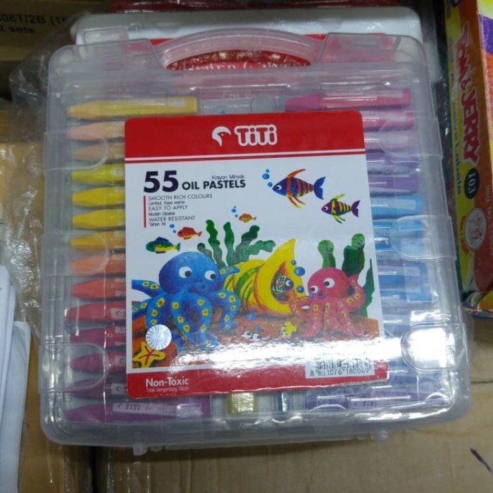 Krayon Titi 55 warna