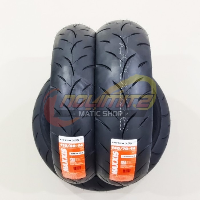 Ban Maxxis Victra Depan Belakang 110/80 - 14 & 140/70 - 14 Aerox 155
