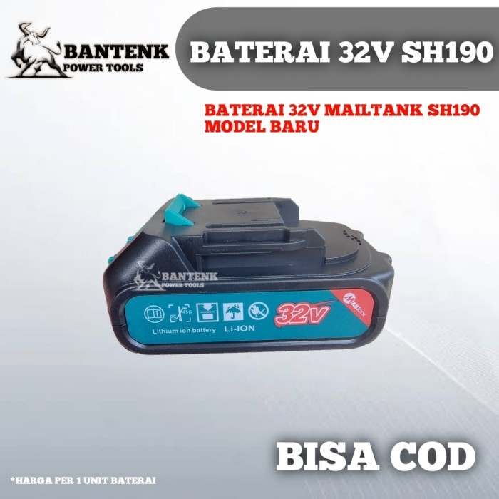 Terbatas BATERAI 32V / 36VF MAILTANK BATERAI MAILTANK SH190 DAN SH425.