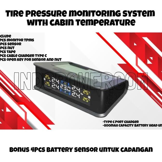 Tpms Monitor Pengukur Tekanan Angin Ban Mobil Original Dan Terpercaya