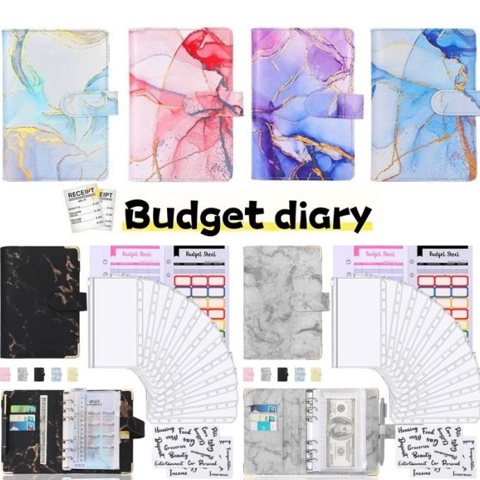 

a6 budget binder diary folder buku budget notebook