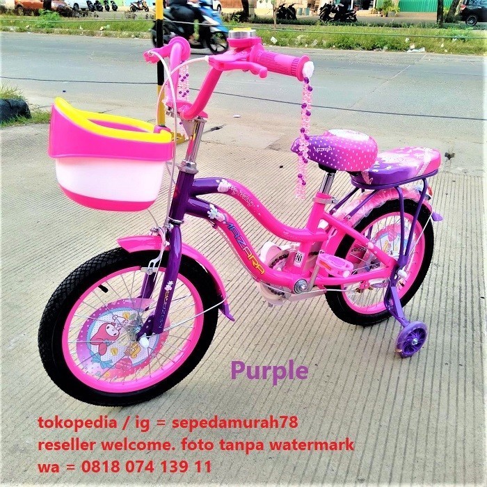 Sepeda Mini 16 18 inc Mazara Melody MZ 2288 KX Anak Pacific Perempuan