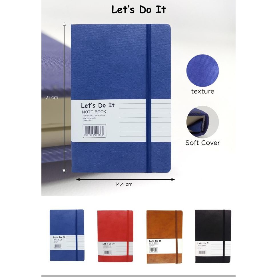 

Note Book Buku Tulis Catatan Diary Agenda Daiichi LET'S DO IT 1901 A5