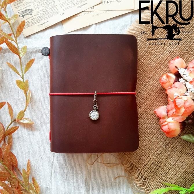 

GENUINE LEATHER COVER TRAVELERS NOTEBOOK (MIDORI) PASSPORT B