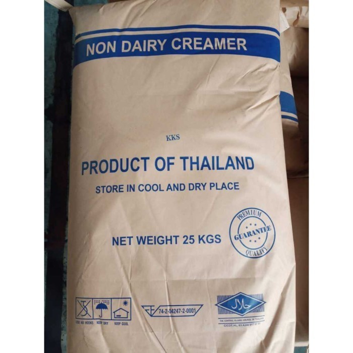 

TERLARIS TERLARIS CREAMER THAILAND NON DAIRY CREAMER NC-33 FAT 33% PREMIUM 25 KG / SAK MURAH!!!