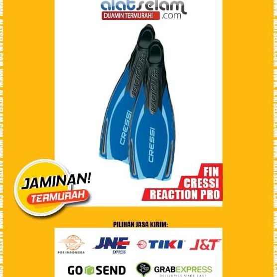 Kaki Katak/Fin Diving/Fin Snorkling/Fin Freediving Cressi Reaction Pro