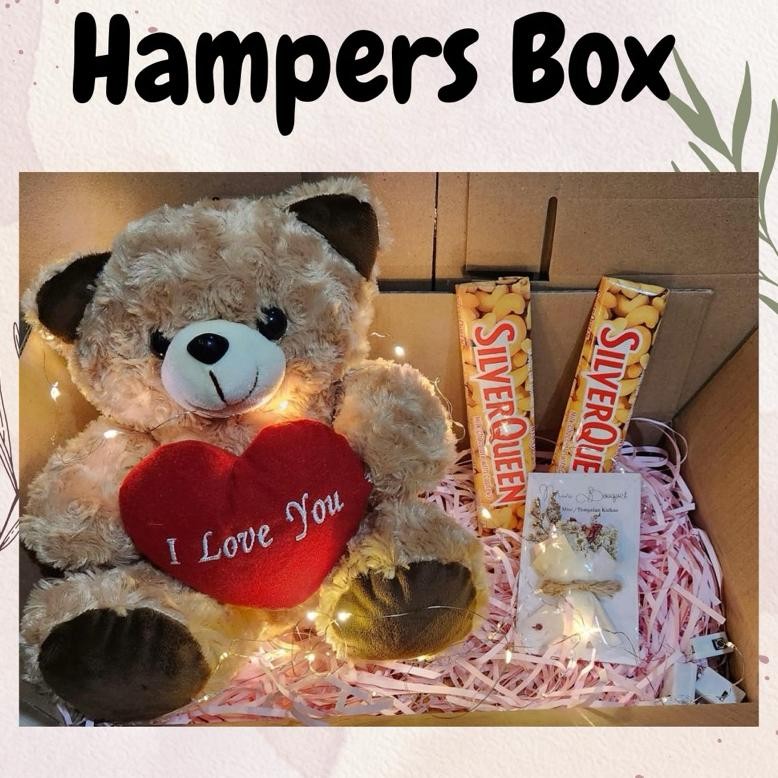 

CR - HAMPERS BOX SPECIAL // EDISI VALENTINE // BIRTHDAY // ANNIVERSARY // COKELAT DAIRYMILK KITKAT SILVERQUEEN TERLARIS